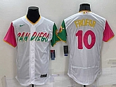 San Diego Padres #10 Jurickson Profar White 2022 City Connect Flexbase Stitched Jersey,baseball caps,new era cap wholesale,wholesale hats